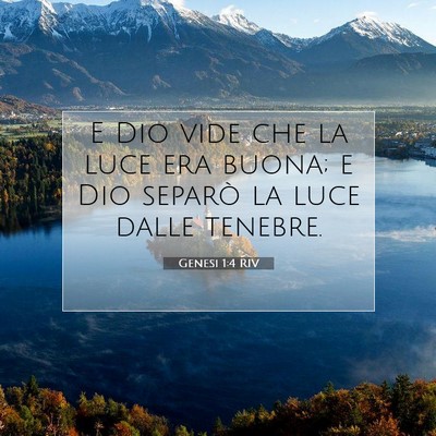 Genesi 1:4 Versetto della Bibbia Spiegato
