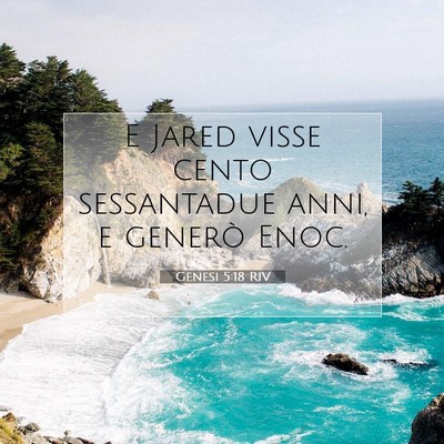Genesi 5:18 RIV Immagine del Versetto della Bibbia