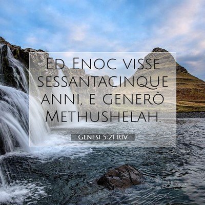 Genesi 5:21 RIV Immagine del Versetto della Bibbia