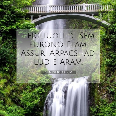 Genesi 10:22 RIV Immagine del Versetto della Bibbia