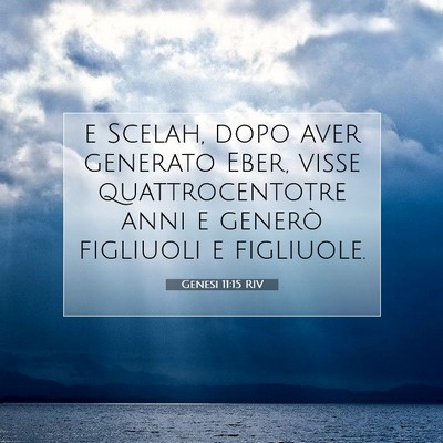 Genesi 11:15 Versetto della Bibbia Spiegato