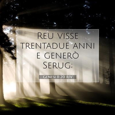 Genesi 11:20 Versetto della Bibbia Spiegato