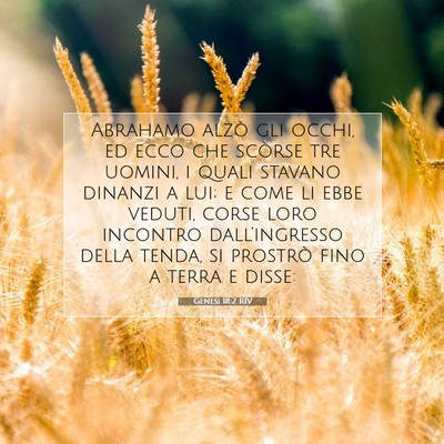 Genesi 18:2 Versetto della Bibbia Spiegato