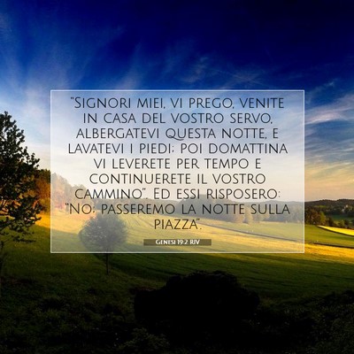 Genesi 19:2 Versetto della Bibbia Spiegato