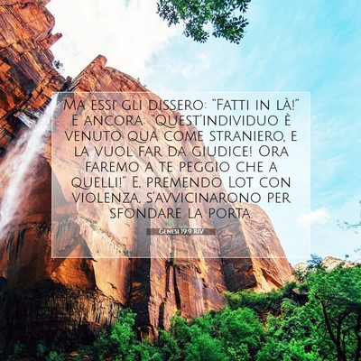 Genesi 19:9 Versetto della Bibbia Spiegato