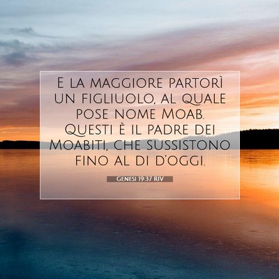Genesi 19:37 RIV Immagine del Versetto della Bibbia