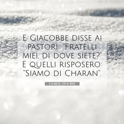 Genesi 29:4 Versetto della Bibbia Spiegato