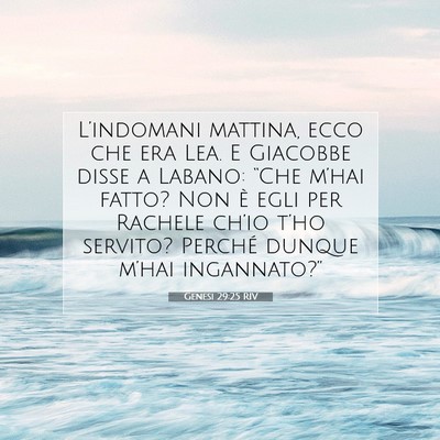 Genesi 29:25 Versetto della Bibbia Spiegato