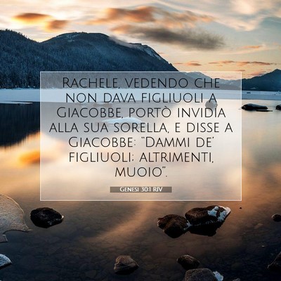 Genesi 30:1 RIV Immagine del Versetto della Bibbia