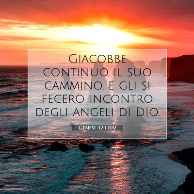 Genesi 32:1 RIV Immagine del Versetto della Bibbia