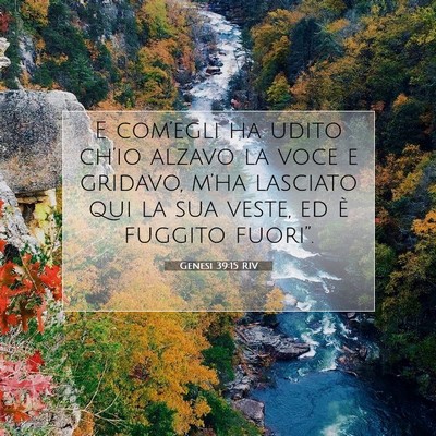 Genesi 39:15 Versetto della Bibbia Spiegato