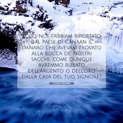 Genesi 44:8 Versetto della Bibbia Spiegato