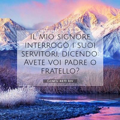 Genesi 44:19 Versetto della Bibbia Spiegato