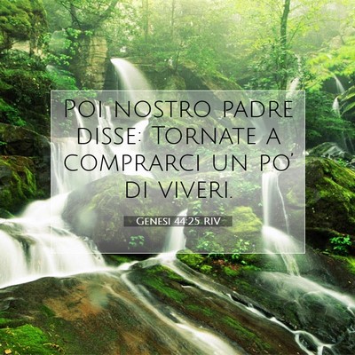 Genesi 44:25 Versetto della Bibbia Spiegato