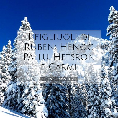 Genesi 46:9 Versetto della Bibbia Spiegato