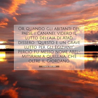 Genesi 50:11 RIV Immagine del Versetto della Bibbia