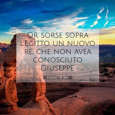 Esodo 1:8 Versetto della Bibbia Spiegato