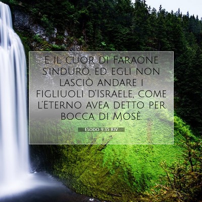 Esodo 9:35 Versetto della Bibbia Spiegato