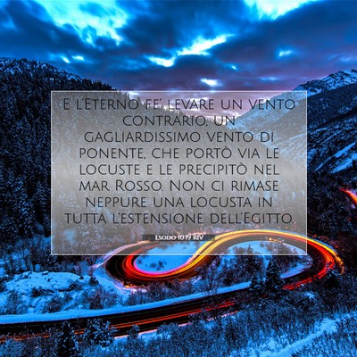 Esodo 10:19 Versetto della Bibbia Spiegato