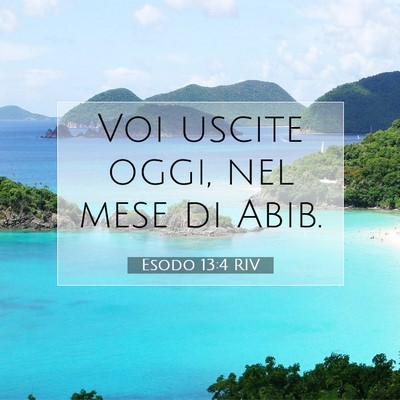 Esodo 13:4 Versetto della Bibbia Spiegato