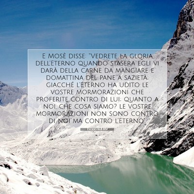 Esodo 16:8 Versetto della Bibbia Spiegato