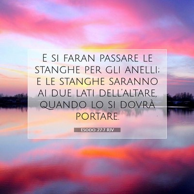 Esodo 27:7 Versetto della Bibbia Spiegato