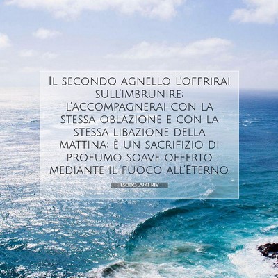 Esodo 29:41 Versetto della Bibbia Spiegato