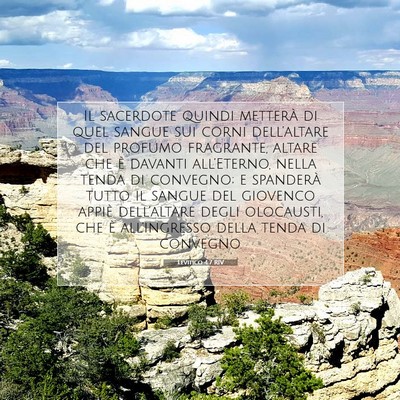 Levitico 4:7 RIV Immagine del Versetto della Bibbia