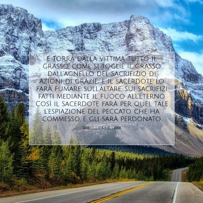 Levitico 4:35 RIV Immagine del Versetto della Bibbia