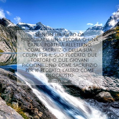 Levitico 5:7 Versetto della Bibbia Spiegato