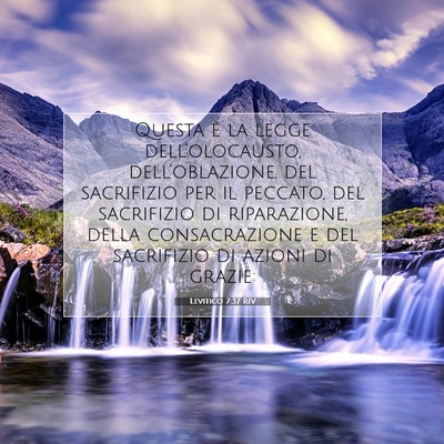 Levitico 7:37 Versetto della Bibbia Spiegato