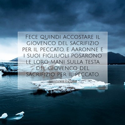 Levitico 8:14 Versetto della Bibbia Spiegato