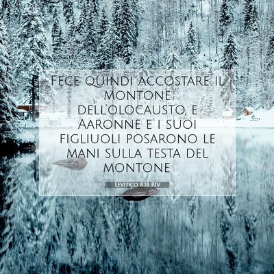 Levitico 8:18 Versetto della Bibbia Spiegato