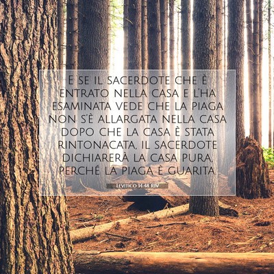 Levitico 14:48 Versetto della Bibbia Spiegato