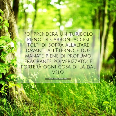 Levitico 16:12 Versetto della Bibbia Spiegato