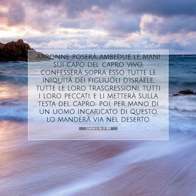 Levitico 16:21 Versetto della Bibbia Spiegato
