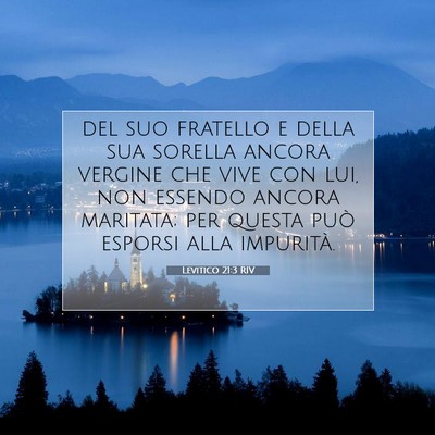 Levitico 21:3 Versetto della Bibbia Spiegato