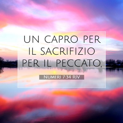 Numeri 7:34 Versetto della Bibbia Spiegato