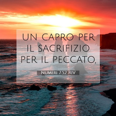 Numeri 7:52 Versetto della Bibbia Spiegato
