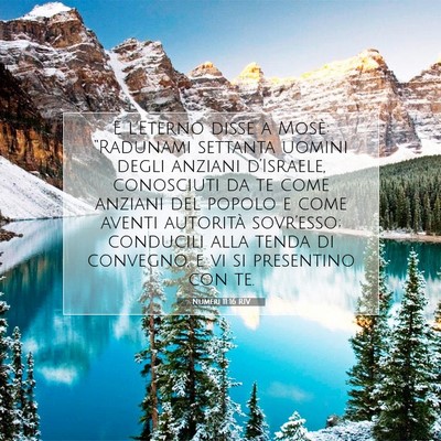 Numeri 11:16 RIV Immagine del Versetto della Bibbia