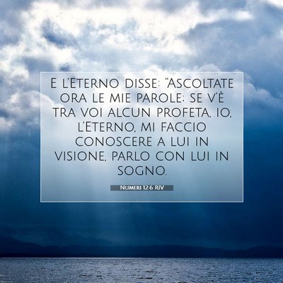 Numeri 12:6 RIV Immagine del Versetto della Bibbia