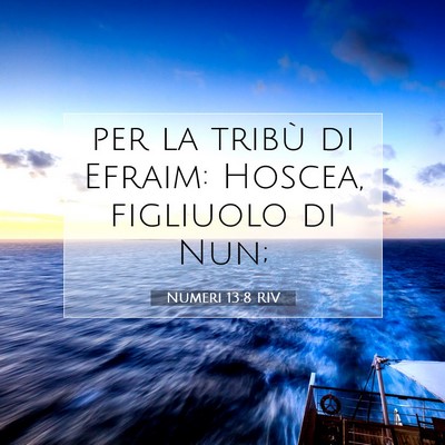 Numeri 13:8 RIV Immagine del Versetto della Bibbia