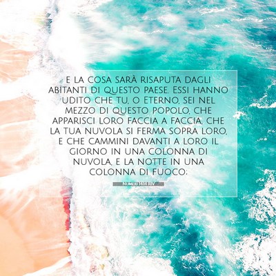 Numeri 14:14 RIV Immagine del Versetto della Bibbia