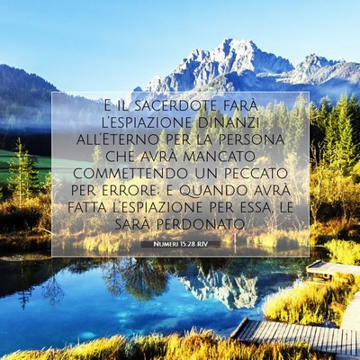 Numeri 15:28 RIV Immagine del Versetto della Bibbia