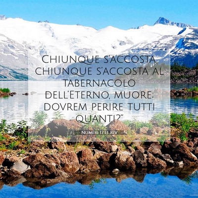 Numeri 17:13 Versetto della Bibbia Spiegato