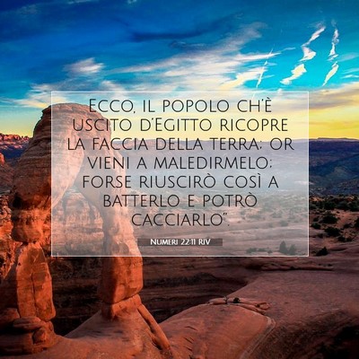 Numeri 22:11 RIV Immagine del Versetto della Bibbia