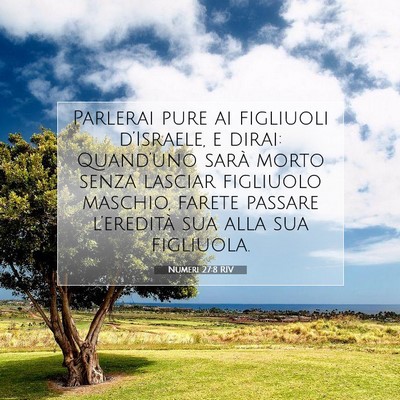 Numeri 27:8 Versetto della Bibbia Spiegato