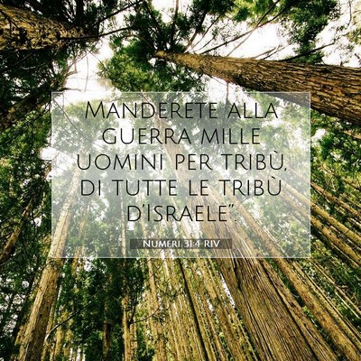 Numeri 31:4 Versetto della Bibbia Spiegato