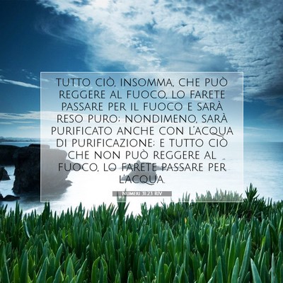 Numeri 31:23 Versetto della Bibbia Spiegato