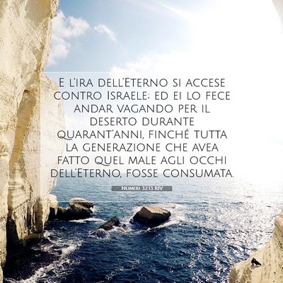 Numeri 32:13 RIV Immagine del Versetto della Bibbia